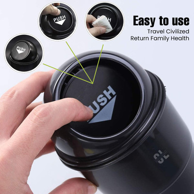 Craftlayout Car Interior Dustbin For Car Mini Trash Bin/Compact Portable Trash Can Plastic Dustbin(Multicolor, Pack of 2)