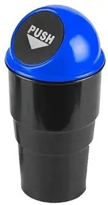 Oblivion Car Dustbin / Mini Car Trash Bin / Car Ashtray Plastic Dustbin(Blue)