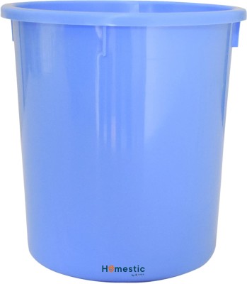 HOMESTIC Plastic Open Plastic Dustbin Without Lid 5Ltr. (Blue) Plastic Dustbin(Blue)