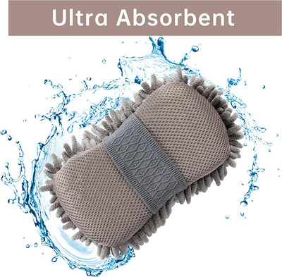 RBGIIT Microfiber Vehicle Washing  Sponge(Pack Of 1)