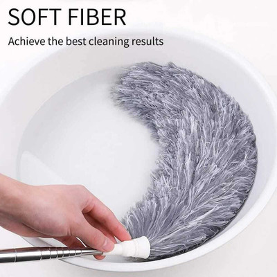 evaaenterprises dust cleaning microfiber mop Wet and Dry Duster