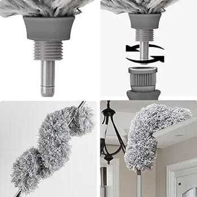 evaaenterprises Microfiber flexible head fan duster Wet and Dry Duster