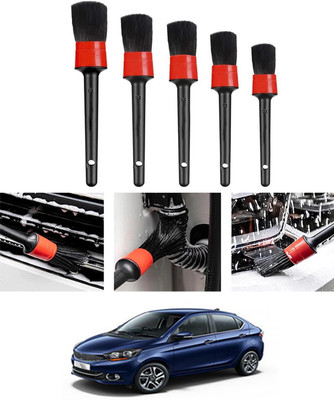 ABJD Waterproof Multiuse Red/Black Cleaning Brsuh For Car/Home/Office-270 Wet and Dry Duster Set
