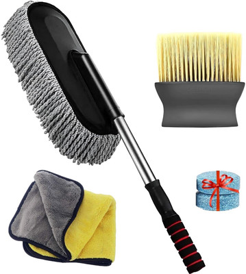 GaxQuly Wet and Dry Duster Set(Pack of 3)