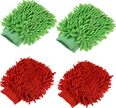 KUBER INDUSTRIES Wet and Dry Duster Set(Pack of 4)