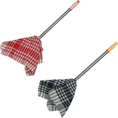 HOMENEX Dusting Cloth with Handle for Cleaning Dry Duster(Pack of 2)