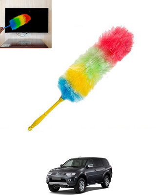 ABJD Universal Muticolor Dual Side Feather Rainbow Duster for Vehicle/Office-201 Wet and Dry Duster