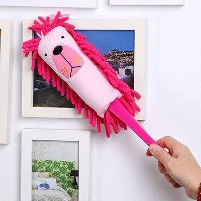 VAJIN Microfiber Character Duster for Window Cleaner Wet and Dry Duster
