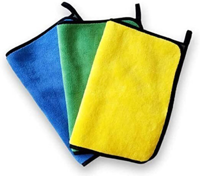NEERAK Microfiber Cloth for Detailing and Polishing 40x40cm Wet and Dry Duster(Pack of 3)