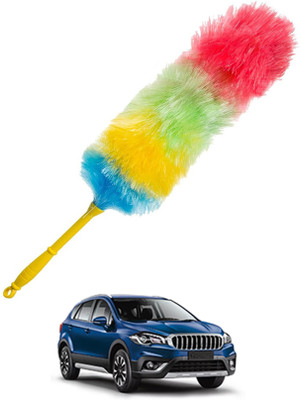 MSNP Rainbow Feather Duster With Flaxible Head For Cleaning Car,Home,& Office Etc 183 Wet and Dry Duster