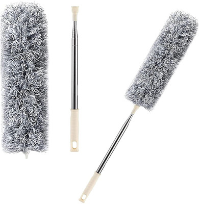 SHRUTAN CREATION Microfiber Duster 100 inch Extension Pole with Cleaning Ceiling Fan Dry Duster Set