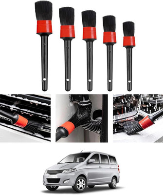 ABJD Waterproof Multiuse Red/Black Cleaning Brsuh For Car/Home/Office-92 Wet and Dry Duster Set