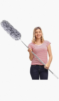 vakratunda Microfiber Feather Duster Fan Cleaning Mop, Bendable & Extendable Wet and Dry Duster