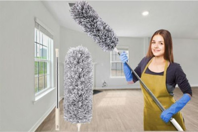 evaaenterprises microfiber portable and soft fan duster Wet and Dry Duster