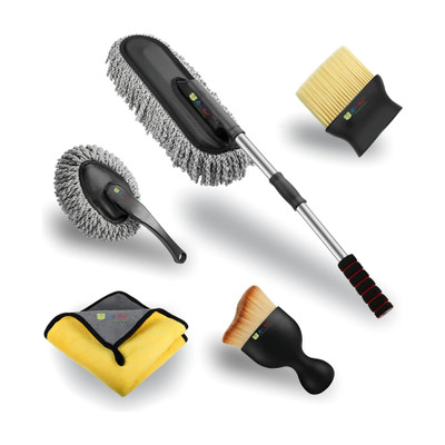 rich mart Microfiber Vehicle Washing  Duster(Pack Of 5, 800 GSM)