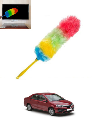 MSNP Multicolour Rainbow Duster with Duel Side Feather For Car Wet/Dry Cleaning-99 Wet and Dry Duster