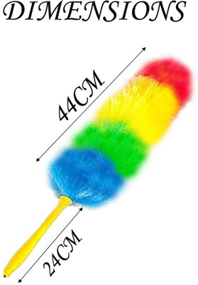 AYW Universal Multicolour Soft Bristles Feather Brush For Car/Home-169 Wet and Dry Duster