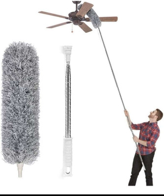 SnowShell Microfiber 100 inch Cleaning Fan High Ceiling Wet and Dry Duster Wet and Dry Duster