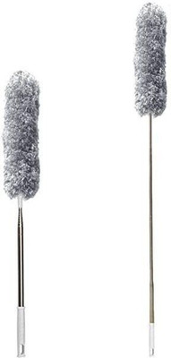 Nirviklpe 3 in 1 Tiles Cleaning Brush Floor Scrub Bathroom Brush with Long Handle Wet and Dry Duster