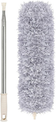 NARV Cleaning Brush Feather Microfiber Duster with Extendable Rod Dust Cleaner Wet and Dry Duster