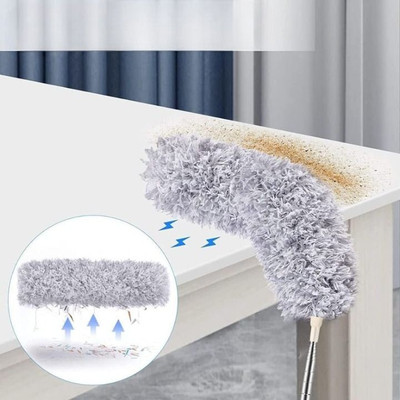 evaaenterprises Microfiber aluminum pole fan duster Wet and Dry Duster