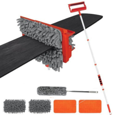 Royal-Pro Fan Cleaning Duster For Home clean fan Easily With No Need of Ladders Wet and Dry Duster Set