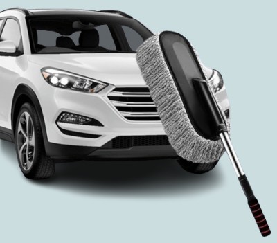 KENTELLY Microfiber Car Wash Brushes With Long Handle Scalable Car Cleaning Brush K38 Wet and Dry Duster