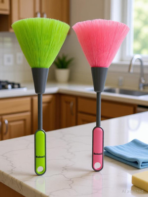 Nimbose Dusting Brush for Window Frames, Keyboard, Car Air Vent, TV & Laptop Screen Wet and Dry Duster Set(Pack of 2)