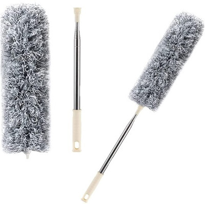ADYTRIX Flexible & Extendable Microfiber Feather Duster Extra Long, 100 inch Wet and Dry Duster Set(Pack of 2)