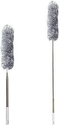 SRBK fashion Telescopic Microfiber Duster 100in - Bendable L/S/O Head, Reusable for fans Wet and Dry Duster