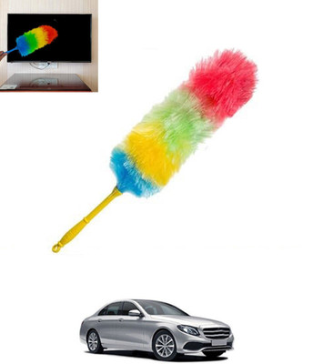 MSNP Multicolour Rainbow Duster with Duel Side Feather For Car Wet/Dry Cleaning-79 Wet and Dry Duster
