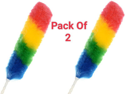 timtim Durable Microfiber Static Duster For Cleaning Your Home, Offlice, Car Use Dry Duster(Pack of 2)