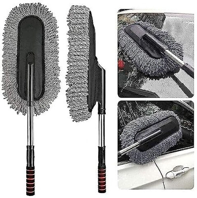 radhesyam Microfiber Flexible Duster Car Wash, Car Cleaning Accessories, Microfiber Wet and Dry Duster