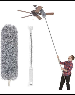 SnowShell Microfiber 100 inch Cleaning Fan High Ceiling Wet and Dry Duster Wet and Dry Duster