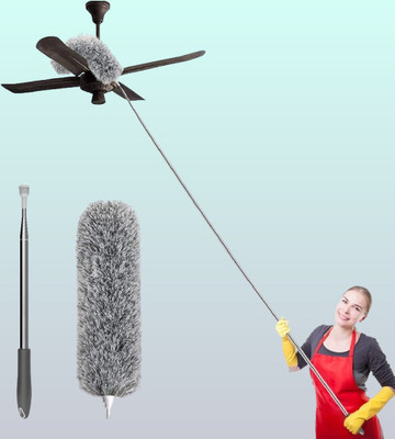 Vuaynx Telescopic 100-inch Long Fan Cleaner Cleaning Mop for Ceilings Wet and Dry Duster