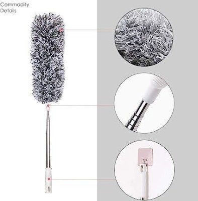 SRBK fashion Microfiber Mop for Wall Cleaning Mop with Long Handle Ceiling Fan Cleaner Brush Wet and Dry Duster Set