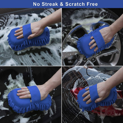 RBGIIT Microfiber Vehicle Washing  Tyre Cleaner Brush(Pack Of 1)