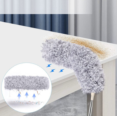 SHIVTRADRE Microfiber Feather Duster Bendable & Extendable Fan Cleaning Duster Dry Duster Set