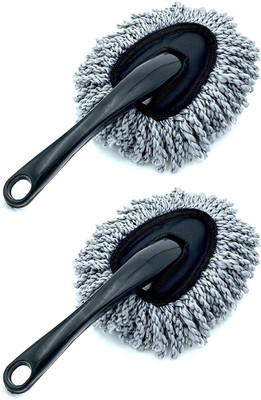 Campark Soft Scratch Free Reusable Hand Duster Great For Cleaning Car Interior and Exterior,Washable Duster For Car and Home Wet and Dry Duster(Pack of 2)