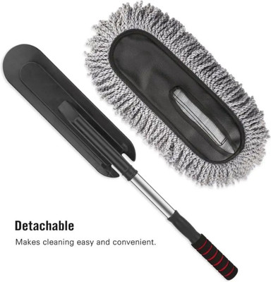 FAVSTORE Car Cleaning Duster – Reusable Microfiber with Strong Metal Grip Wet and Dry Duster