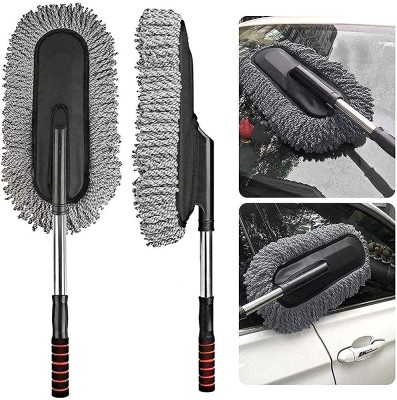 IGNITO Microfiber Flexible Duster Car Wash Car Cleaning AccessoriesBrushesHome Kitchen Wet and Dry Duster