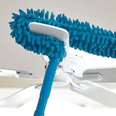 Peaceofmind Cleaning Brush Dust Cleaner Fit Ceiling Fan, Office, Cleaning Tools Wet and Dry Duster Set