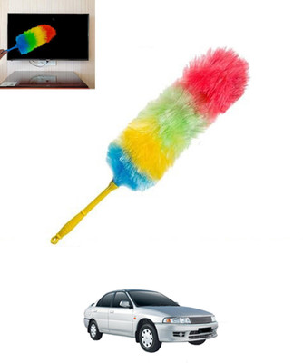 MSNP Multicolour Rainbow Duster with Duel Side Feather For Car Wet/Dry Cleaning-173 Wet and Dry Duster