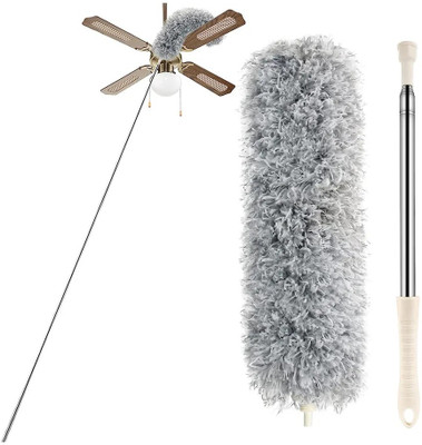 ZARQITO Atharva Microfiber Feather Duster with Washable Scratch-Resistant Bendable Head Wet and Dry Duster