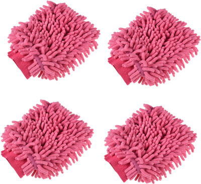KUBER INDUSTRIES Wet and Dry Duster Set(Pack of 4)