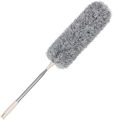 GJSHOP Microfiber Flexible and Extendable Duster with Extension Pole for Cleaning Wet and Dry Duster