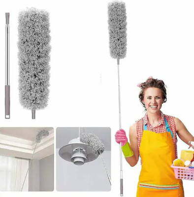 SHIVTRADRE Microfiber Feather Duster Bendable & Extendable Fan Cleaning Duster Dry Duster Set