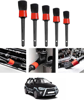 ABJD Waterproof Multiuse Red/Black Cleaning Brsuh For Car/Home/Office-97 Wet and Dry Duster Set