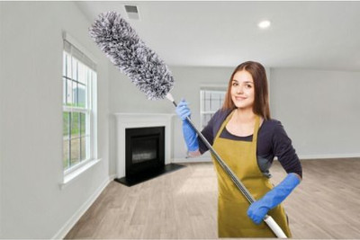 evaaenterprises Soft Flexible fabric single duster Wet and Dry Duster