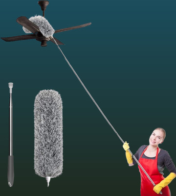 Yxyaen Extendable 100-inch Long Fan Cleaner Cleaning Mop for Ceiling Use Wet and Dry Duster